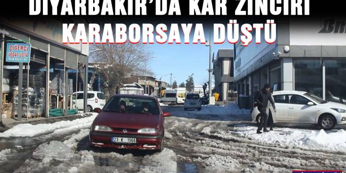 Diyarbakır’da kar zinciri karaborsaya düştü