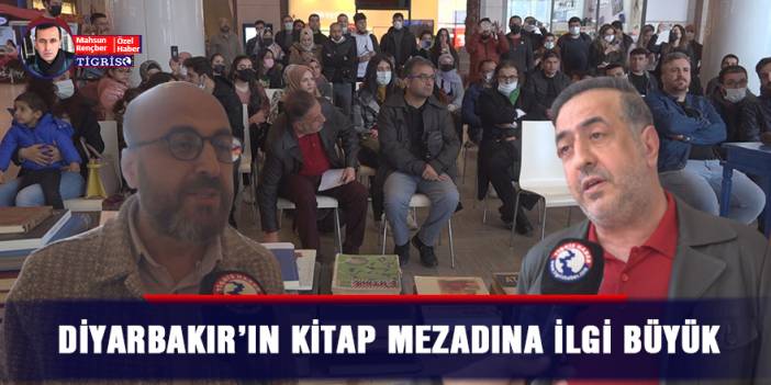 Diyarbakır’ın kitap mezadına ilgi büyük