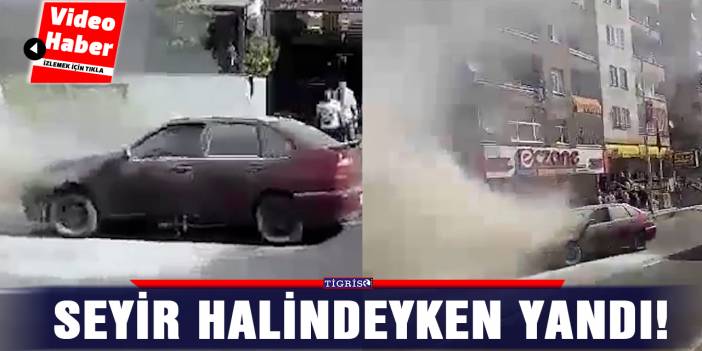Seyir halindeyken yandı!