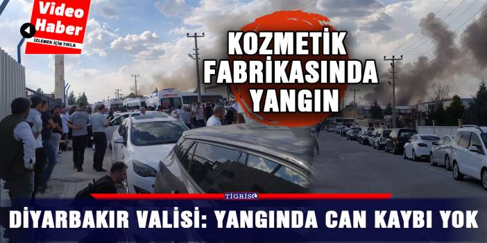 Diyarbakır Valisi: Yangında can kaybı yok