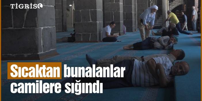 Sıcaktan bunalanlar camilere sığındı