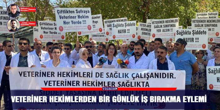 Veteriner hekimlerden bir günlük iş bırakma eylemi