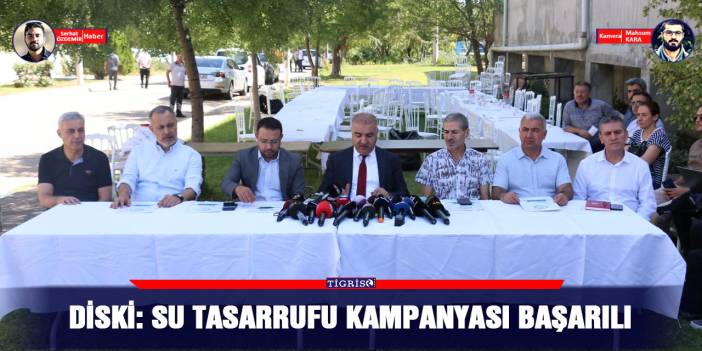 DİSKİ: Su tasarrufu kampanyası başarılı