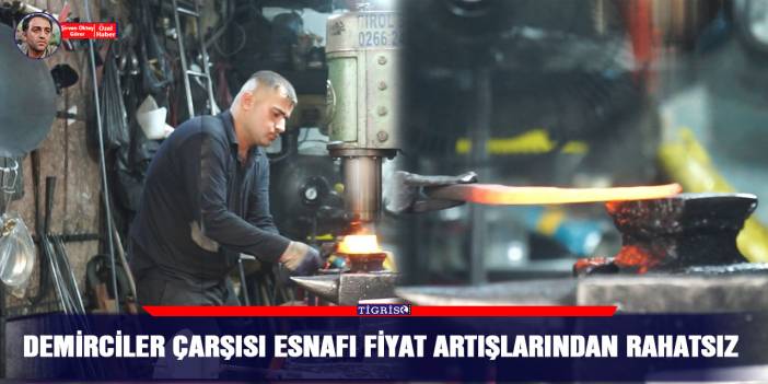 Demirciler Çarşısı esnafı fiyat artışlarından rahatsız