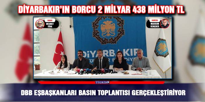 DBB Eşbaşkanları basın toplantısı gerçekleştiriyor