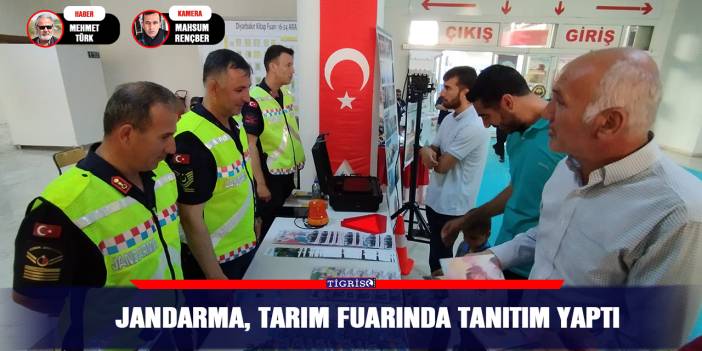 Jandarma, tarım fuarında tanıtım yaptı