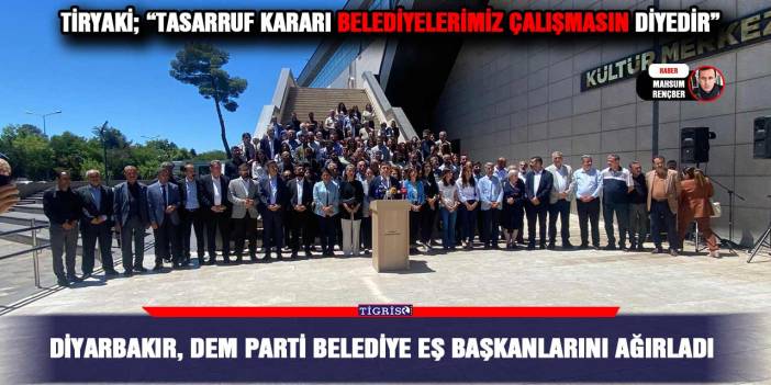 Diyarbakır, DEM Parti Belediye Eş Başkanlarını ağırladı