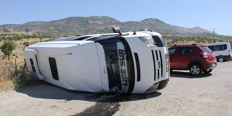 Diyarbakır-Bingöl Karayolu’nda kaza: 3’ü ağır 13 yaralı
