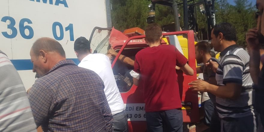 Diyarbakır'da trafik kazası: 1 yaralı