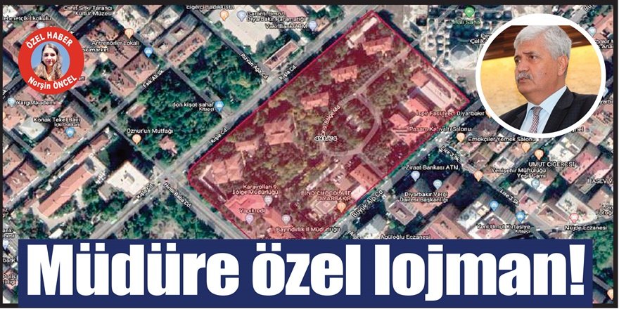 Müdüre özel lojman!