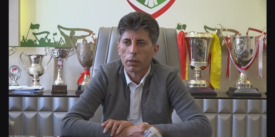 Amedspor Başkanı: Lig sonunda takım iyi bir yerde olacak