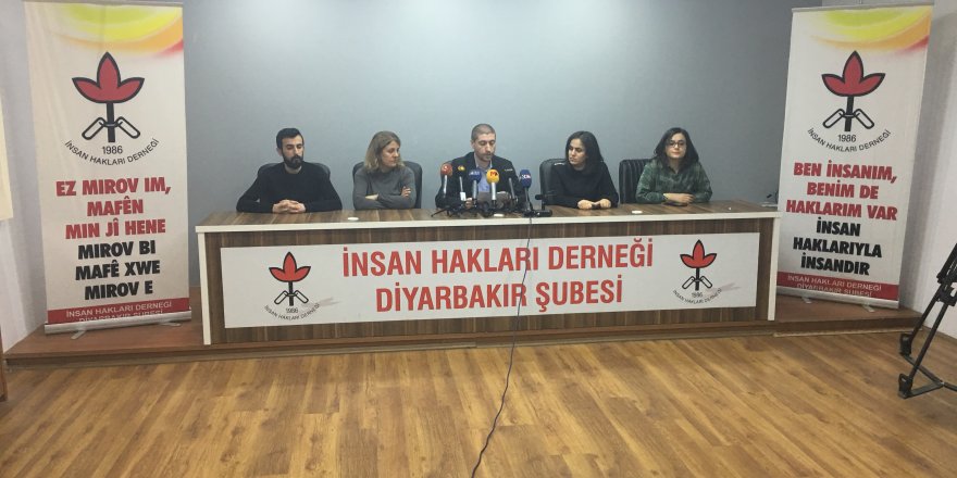İHD Diyarbakır şubesi açıklama