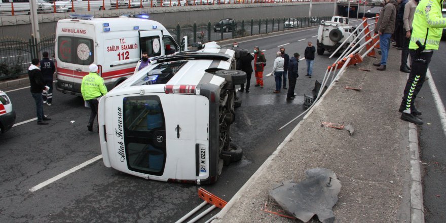 Diyarbakır'da kaza: 1'i ağır 7 yaralı