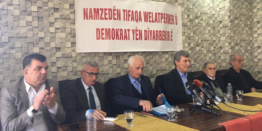 Yurtsever Demokrat İttifak, Diyarbakır adaylarını tanıttı