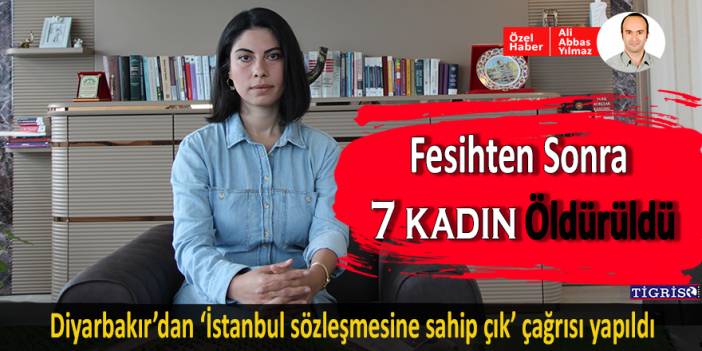 Diyarbakır’dan "İstanbul Sözleşmesi'ne sahip çık" çağrısı yapıldı